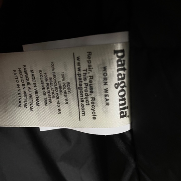 EUC Patagonia Snowshot Jacket Youth (M) Black - Picture 14 of 16